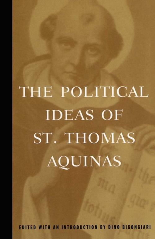 Cover of the book The Political Ideas of St. Thomas Aquinas by Thomas Aquinas, Free Press