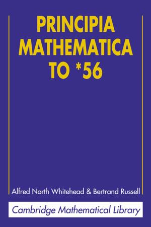 Cover of the book Principia Mathematica to *56 by Pedro Machado