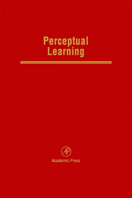 Cover of the book Perceptual Learning by Phillippe G. Schyns, Robert L. Goldstone, Douglas L. Medin, Elsevier Science