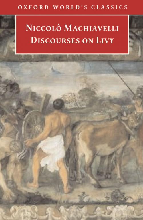 Cover of the book Discourses on Livy by Niccolo Machiavelli, Oxford University Press, UK