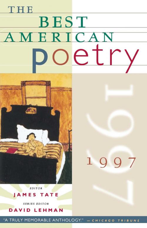 Cover of the book The Best American Poetry 1997 by James Tate, Scribner