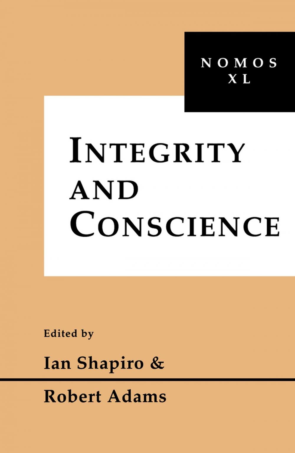 Big bigCover of Integrity and Conscience