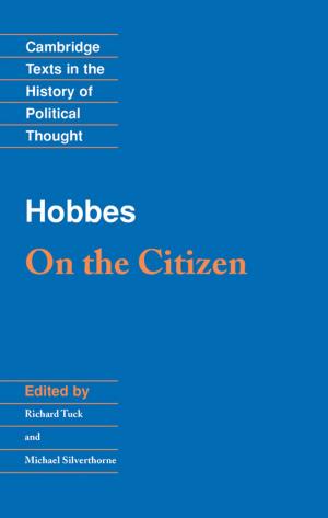 Cover of the book Hobbes: On the Citizen by Elisabeth Krimmer