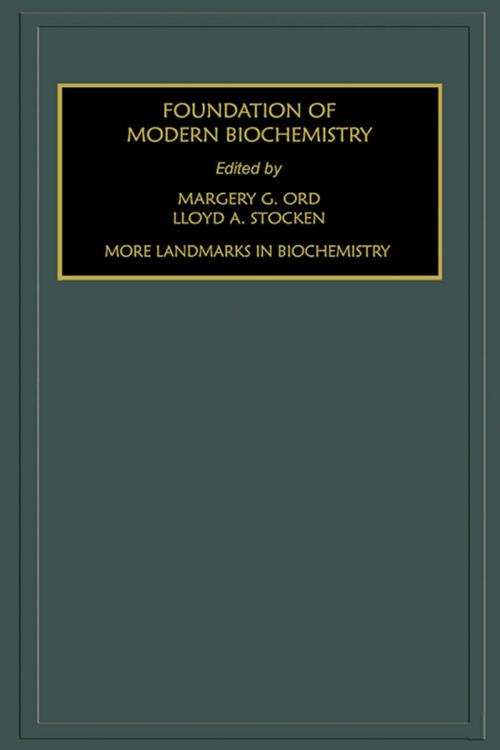Cover of the book More Landmarks in Biochemistry by , Elsevier Science