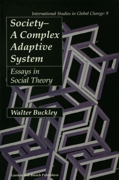 Cover of the book Society by Walter Buckely, Taylor and Francis