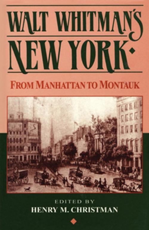 Cover of the book Walt Whitman's New York by , New Amsterdam Books