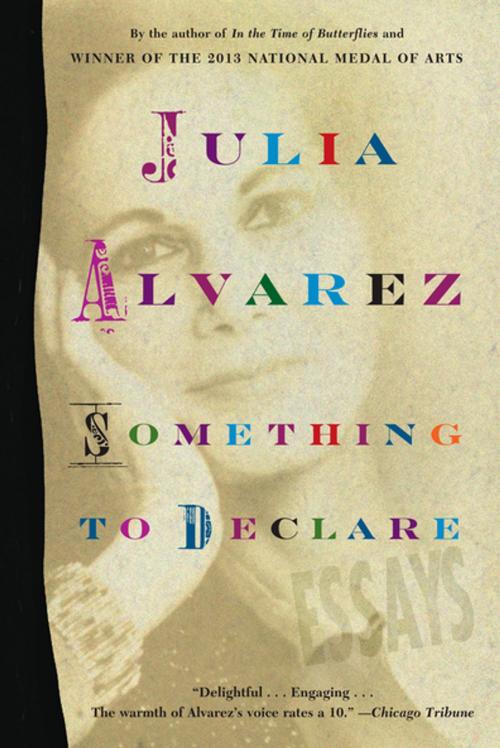 Cover of the book Something to Declare by Julia Alvarez, Algonquin Books