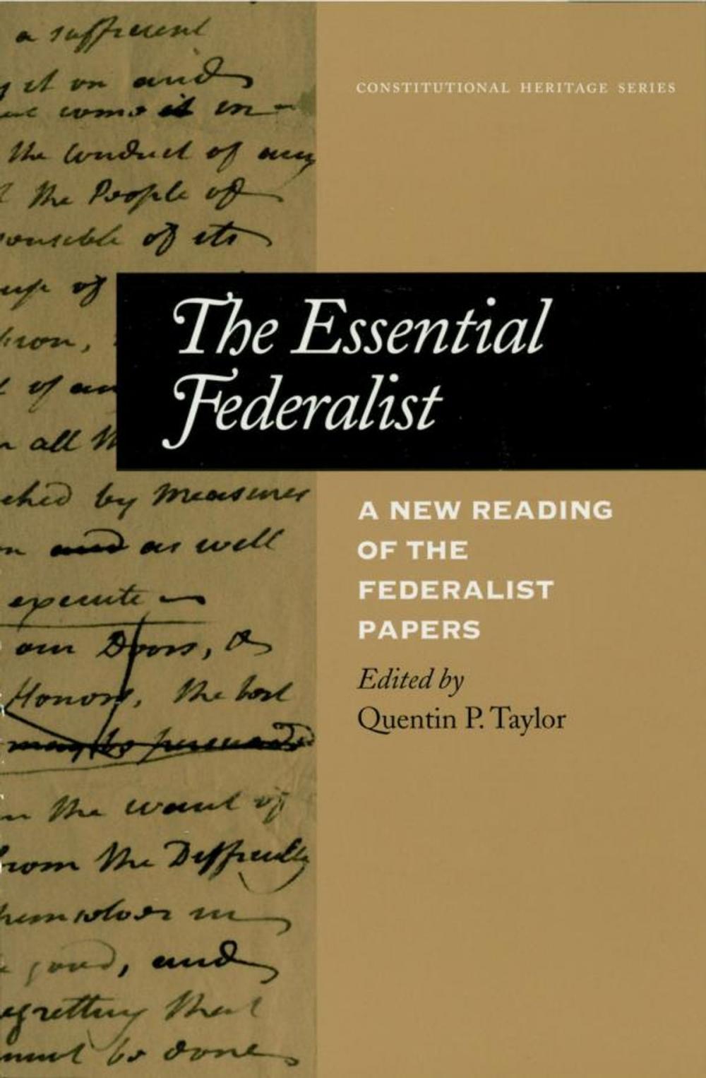 Big bigCover of The Essential Federalist