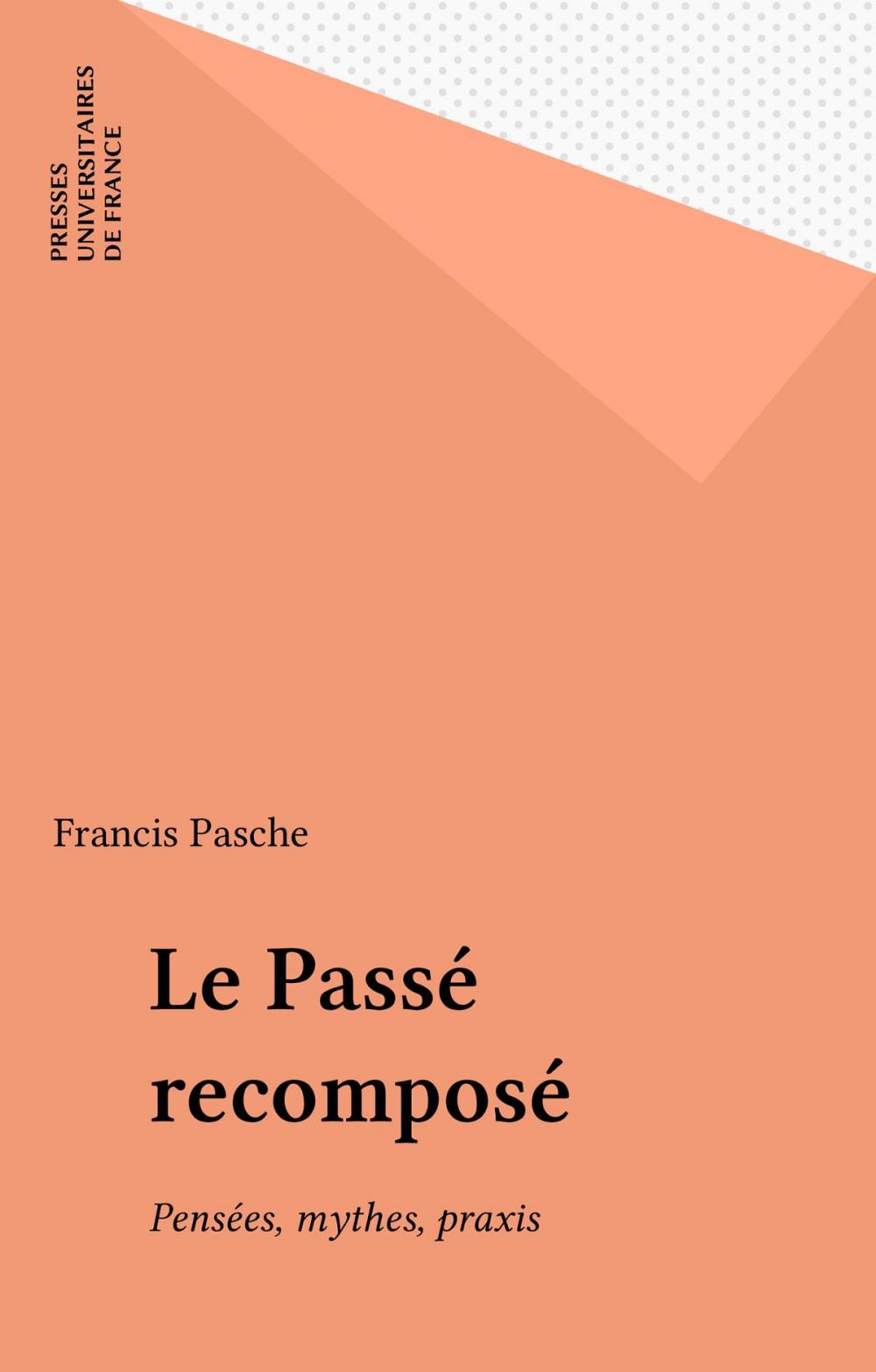 Big bigCover of Le Passé recomposé