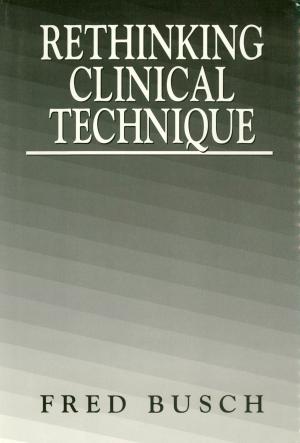 Cover of the book Rethinking Clinical Technique by Yitzchak Ginsburg