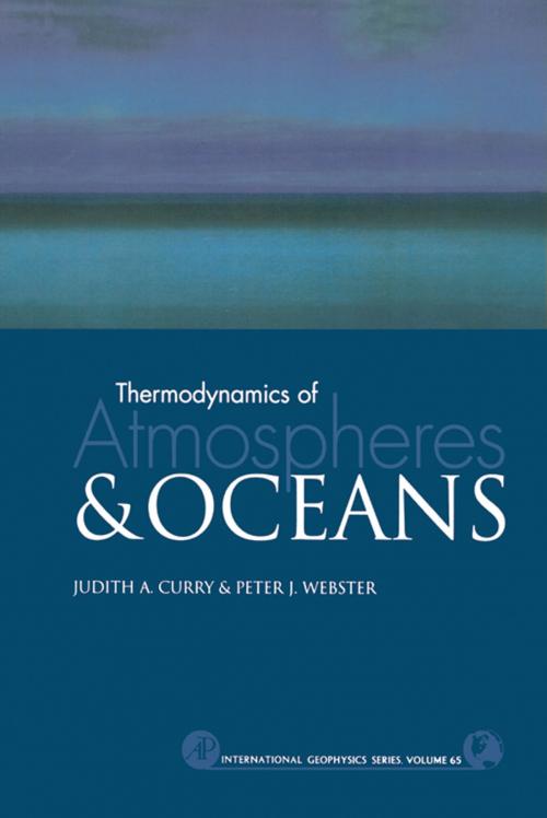 Cover of the book Thermodynamics of Atmospheres and Oceans by Judith A. Curry, Peter J. Webster, Elsevier Science