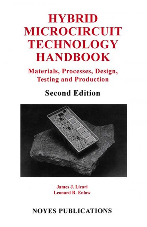 Cover of the book Hybrid Microcircuit Technology Handbook by James J. Licari, Leonard R Enlow, Elsevier Science