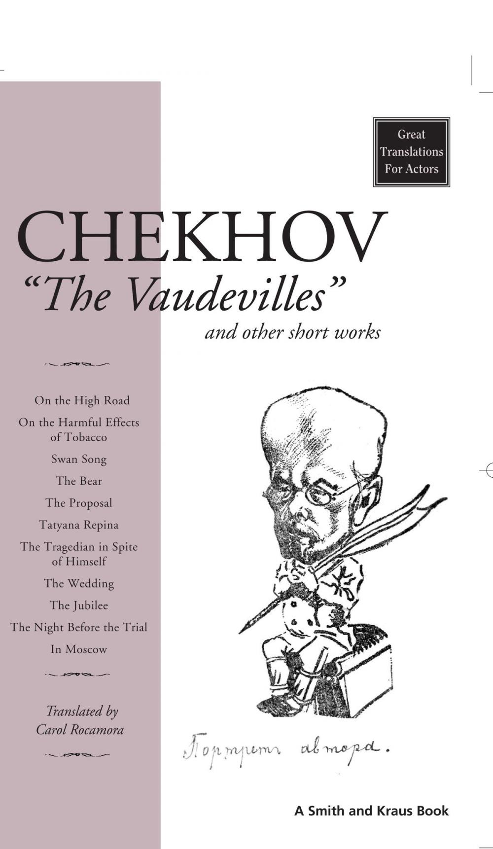 Big bigCover of Chekhov: The Vaudevilles