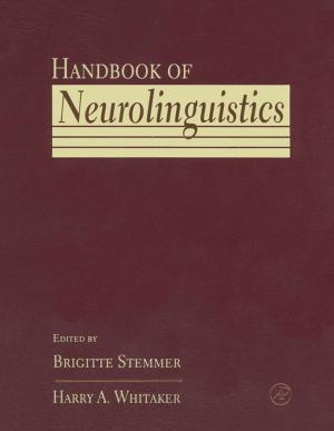 Cover of the book Handbook of Neurolinguistics by Tony Redmond
