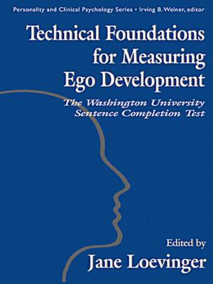 Cover of the book Technical Foundations for Measuring Ego Development by Laignel-Lavastine, M