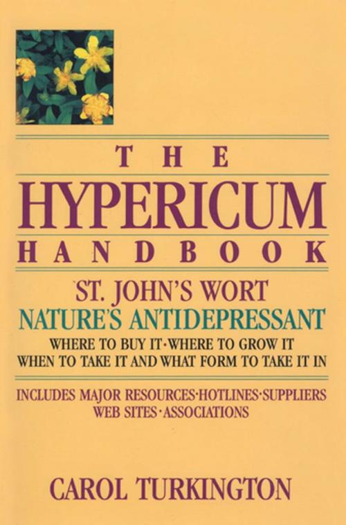 Cover of the book The Hypericum Handbook by Carol Turkington, M. Evans & Company