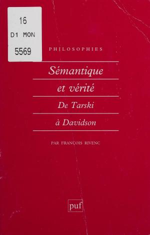 Cover of the book Sémantique et vérité by Dominique Roux, Patrick-Yves Badillo