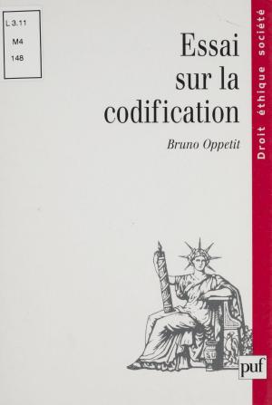 Cover of the book Essai sur la codification by René Jouglet