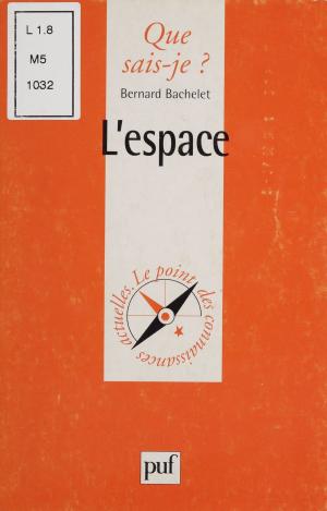 Cover of the book L'Espace by Félix Algan, Jean Piaget