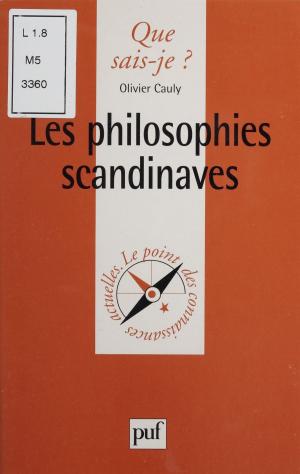 Cover of the book Les Philosophies scandinaves by Alain Couret, Lucien Rapp