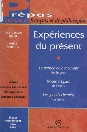 Cover of the book Expériences du présent by Étienne Balibar
