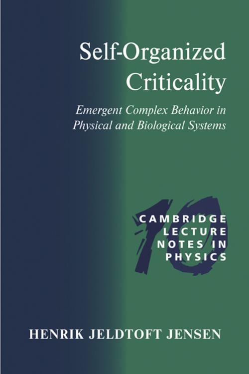 Cover of the book Self-Organized Criticality by Henrik Jeldtoft Jensen, Cambridge University Press