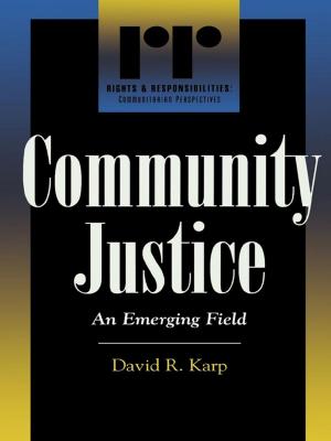 Cover of the book Community Justice by Bruce S. Cooper, Carlos R. McCray, Stephen V. Coffin