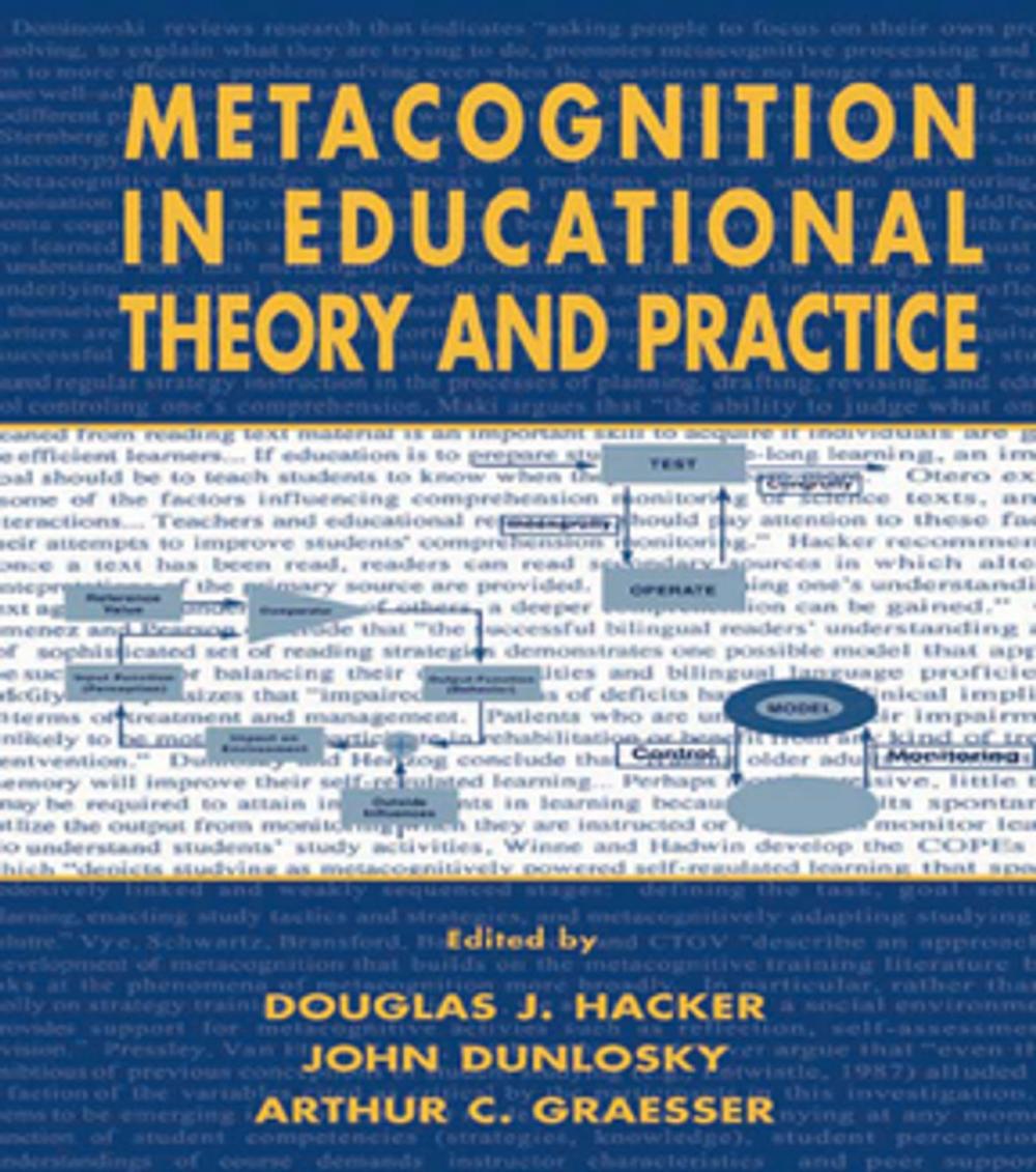 Big bigCover of Metacognition in Educational Theory and Practice
