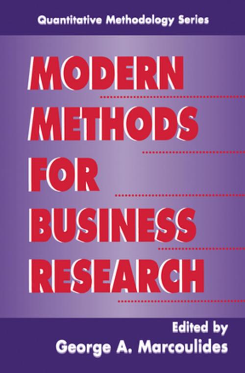Cover of the book Modern Methods for Business Research by , Taylor and Francis