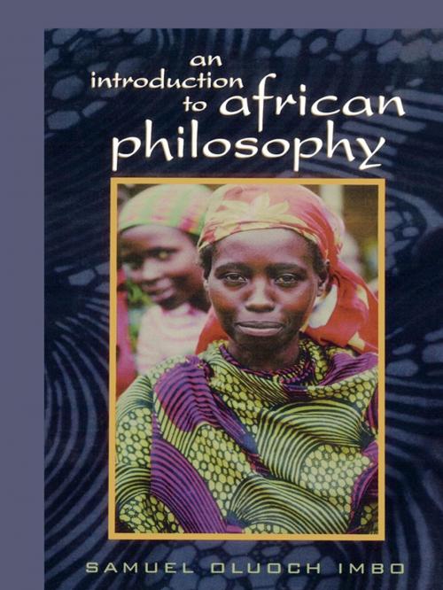 Cover of the book An Introduction to African Philosophy by Sam O. Imbo, Professor of Philosophy, Hamline University, Rowman & Littlefield Publishers