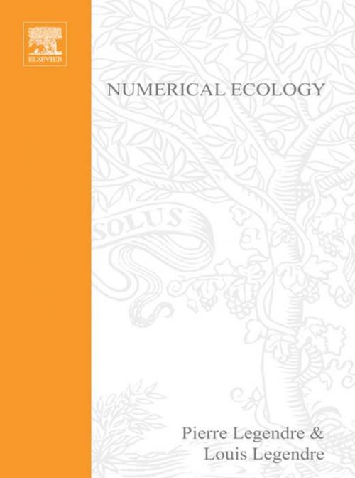 Cover of the book Numerical Ecology by P. Legendre, Loic F J Legendre, Elsevier Science