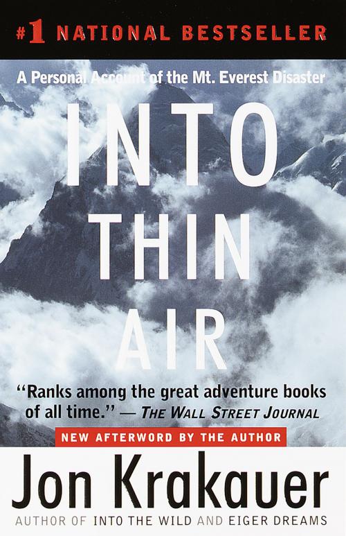 Cover of the book Into Thin Air by Jon Krakauer, Knopf Doubleday Publishing Group