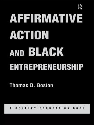 Cover of the book Affirmative Action and Black Entrepreneurship by F. Max Muller