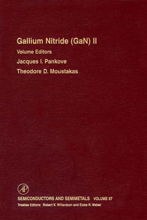 Cover of the book Gallium-Nitride (GaN) II by Eicke R. Weber, Theodore D. Moustakas, Jacques I. Pankove, R. K. Willardson, Elsevier Science