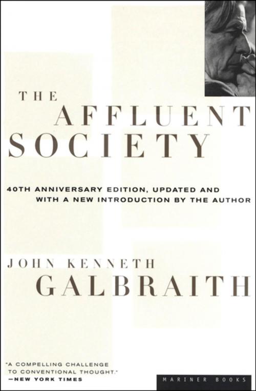 Cover of the book The Affluent Society by John Kenneth Galbraith, Houghton Mifflin Harcourt