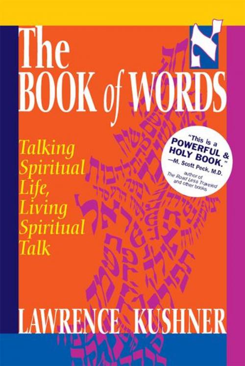 Cover of the book The Book of Words: Talking Spiritual Life, Living Spiritual Talk by Lawrence Kushner, Jewish Lights Publishing