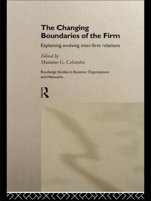 Cover of the book The Changing Boundaries of the Firm by Susan Foster