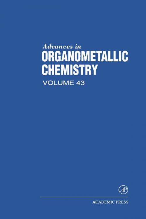 Cover of the book Advances in Organometallic Chemistry by Robert West, Anthony F. Hill, Elsevier Science