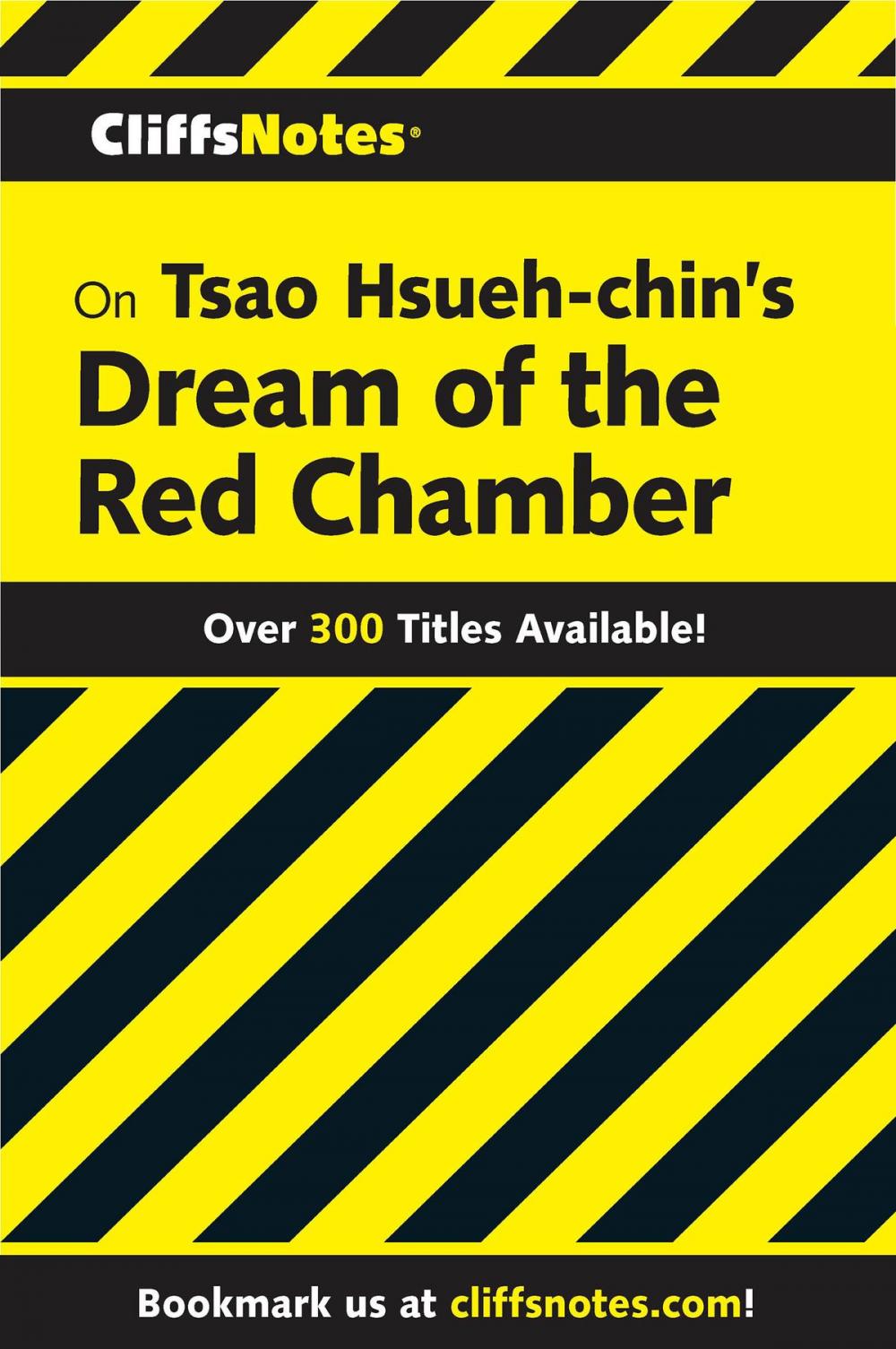 Big bigCover of CliffsNotes on Hsueh-chin's Dream of the Red Chamber