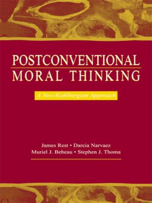 Cover of the book Postconventional Moral Thinking by Cinzia Pica-Smith, Rina Manuela Contini, Carmen N. Veloria