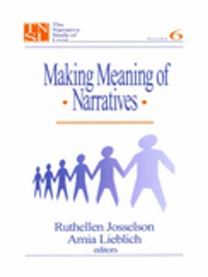 Cover of the book Making Meaning of Narratives by Professor Richard P Jenkins