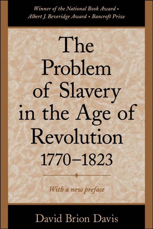 Cover of the book The Problem of Slavery in the Age of Revolution, 1770-1823 by David Brion Davis, Oxford University Press