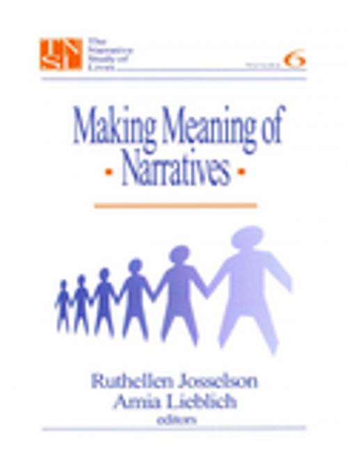 Cover of the book Making Meaning of Narratives by , SAGE Publications