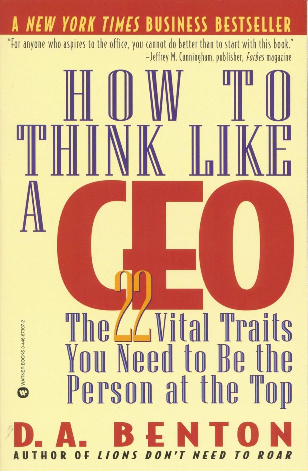 Big bigCover of How to Think Like a CEO