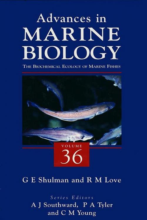 Cover of the book The Biochemical Ecology of Marine Fishes by G. E. Shulman, R. Malcolm Love, Elsevier Science