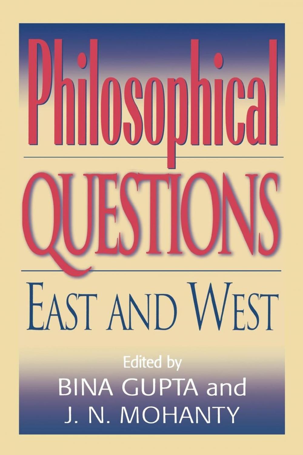 Big bigCover of Philosophical Questions
