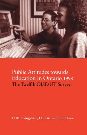Cover of the book Public Attitudes Towards Education in Ontario 1998 by Benjamin Isitt