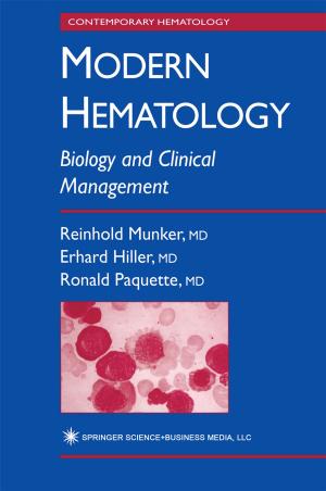 bigCover of the book Modern Hematology by 