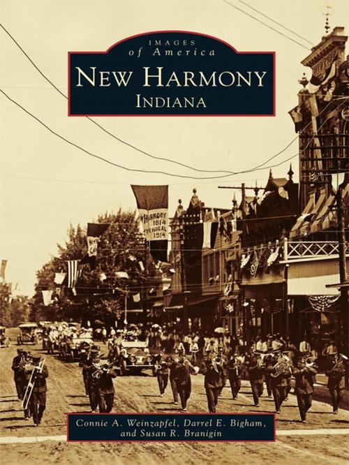 Cover of the book New Harmony, Indiana by Connie A. Weinzapfel, Darrel E. Bigham, Susan R. Branigin, Arcadia Publishing Inc.