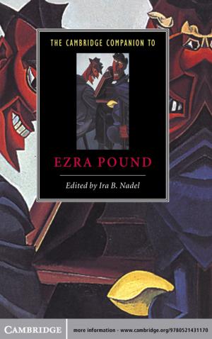 Cover of the book The Cambridge Companion to Ezra Pound by 